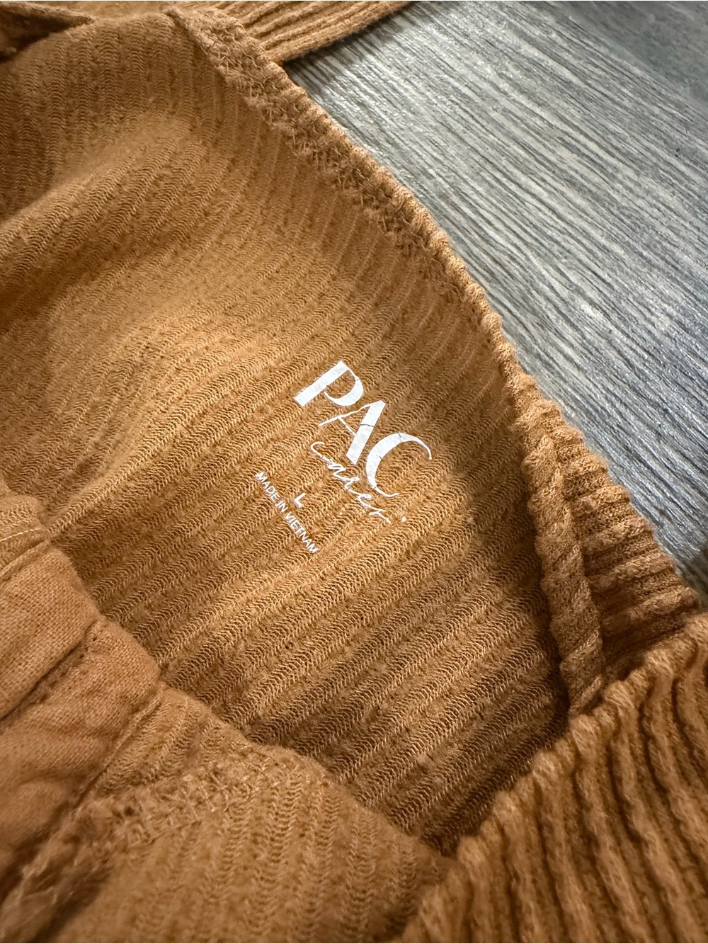 Pacsun Rust Ribbed Square Neck Tank Top - Picture 2 of 3